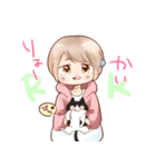 猫が大好きな女の子（個別スタンプ：25）