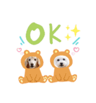 ふわりんブランちゃん＆らぶりートリルくん（個別スタンプ：11）