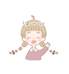 三つ編み女の子（個別スタンプ：13）
