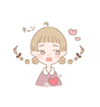 三つ編み女の子（個別スタンプ：15）
