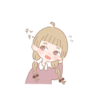 三つ編み女の子（個別スタンプ：16）