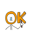 棒人間ポーくん1（個別スタンプ：21）