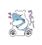 水玉ネクタイのシロクマくん（個別スタンプ：15）