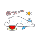 水玉ネクタイのシロクマくん（個別スタンプ：24）