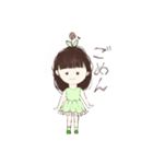 感情を花に咲かせる女の子（個別スタンプ：5）