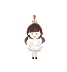 感情を花に咲かせる女の子（個別スタンプ：9）