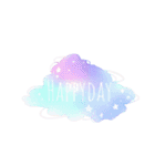 HAPPY DAYS  SORA of clouds（個別スタンプ：2）