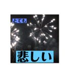 実写花火で挨拶②（個別スタンプ：12）