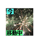 実写花火で挨拶②（個別スタンプ：16）