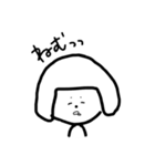 おかっぱ女子。（個別スタンプ：4）