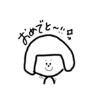 おかっぱ女子。（個別スタンプ：5）