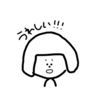 おかっぱ女子。（個別スタンプ：11）