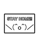 シンプルなエモティコン【Emoticon】（個別スタンプ：4）