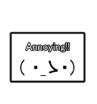 シンプルなエモティコン【Emoticon】（個別スタンプ：8）