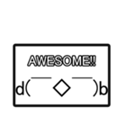 シンプルなエモティコン【Emoticon】（個別スタンプ：11）