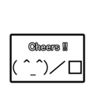 シンプルなエモティコン【Emoticon】（個別スタンプ：24）
