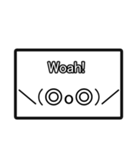 シンプルなエモティコン【Emoticon】（個別スタンプ：30）