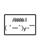 シンプルなエモティコン【Emoticon】（個別スタンプ：34）