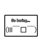 シンプルなエモティコン【Emoticon】（個別スタンプ：40）