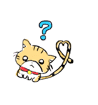 しっぽがハートのキジトラねこ（個別スタンプ：5）