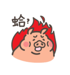 ブタとオディのまったりした日（個別スタンプ：8）