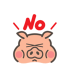 ブタとオディのまったりした日（個別スタンプ：10）