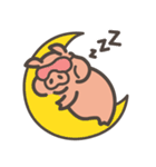 ブタとオディのまったりした日（個別スタンプ：13）