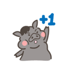 ブタとオディのまったりした日（個別スタンプ：19）
