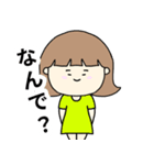 ちょっと笑える女の子（個別スタンプ：24）