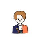 あまのじゃくな男の子（個別スタンプ：1）