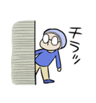 メガネと帽子の基本スタンプ（個別スタンプ：9）