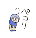 メガネと帽子の基本スタンプ（個別スタンプ：26）