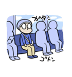 メガネと帽子の基本スタンプ（個別スタンプ：29）