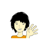 気分がオレンジ（個別スタンプ：1）