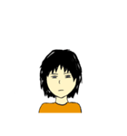 気分がオレンジ（個別スタンプ：3）