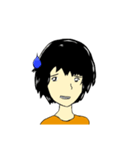 気分がオレンジ（個別スタンプ：11）