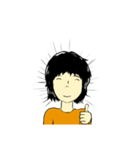 気分がオレンジ（個別スタンプ：16）