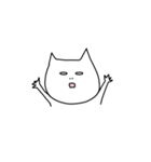 おてあげ白ねこ（個別スタンプ：30）
