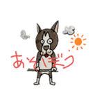 Bostonterrier in summer（個別スタンプ：18）