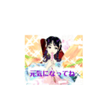 青い羽のフェアリー（個別スタンプ：3）