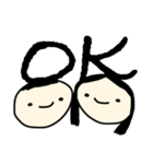 ほんわか Boy＆Girl（個別スタンプ：3）