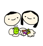 ほんわか Boy＆Girl（個別スタンプ：8）