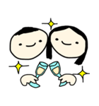 ほんわか Boy＆Girl（個別スタンプ：15）