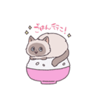ふわツヤねこ（個別スタンプ：7）