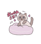 ふわツヤねこ（個別スタンプ：8）
