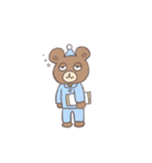 毎日使える手描き風くまちゃんスタンプ（個別スタンプ：23）