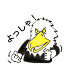 White head eagle怒り（個別スタンプ：19）
