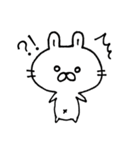 しろうさこ（個別スタンプ：15）