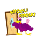 ノックノック 英語スタンプ（個別スタンプ：1）