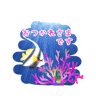 海の愉快な仲間たち♡（個別スタンプ：8）